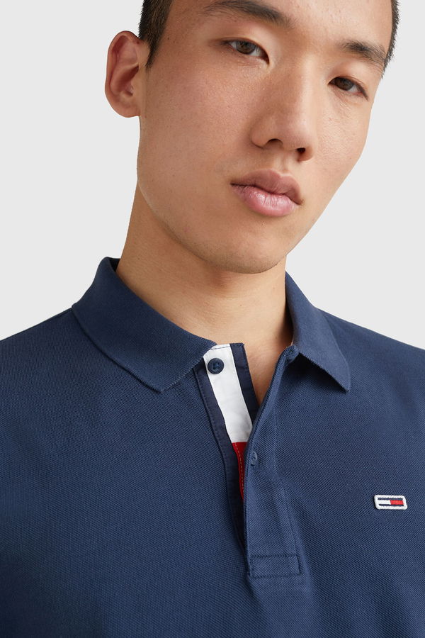 Tommy Hilfiger Polo Yaka Erkek T-shirt LACİVERT