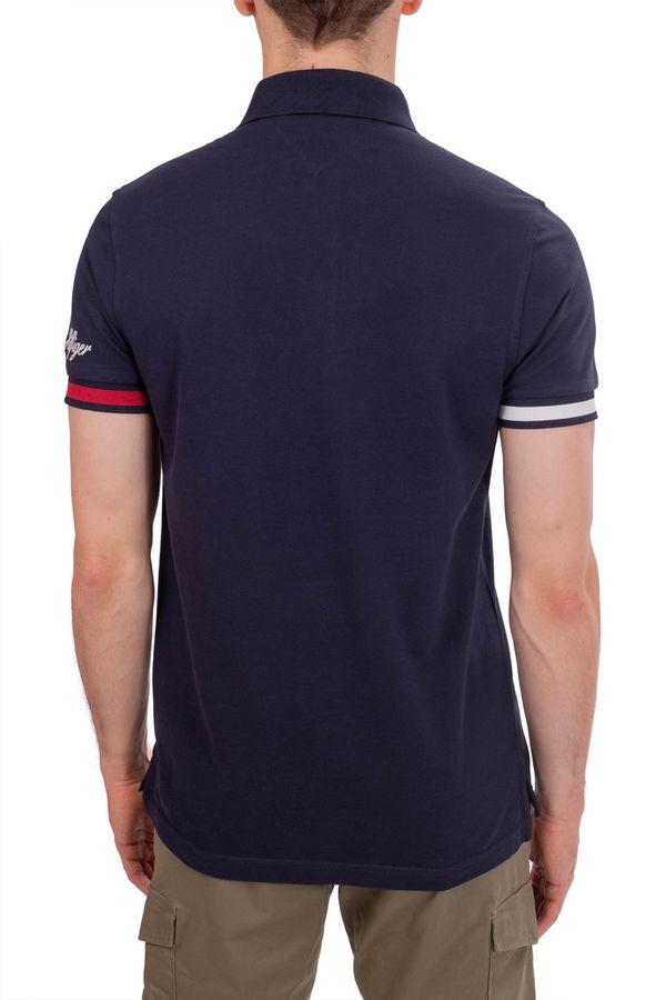 Tommy Hilfiger Polo Yaka Erkek T-shirt LACİVERT