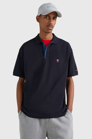 Tommy Hilfiger Polo Yaka Erkek T-shirt LACİVERT Tommy Hilfiger Polo Yaka Erkek T-shirt LACİVERT