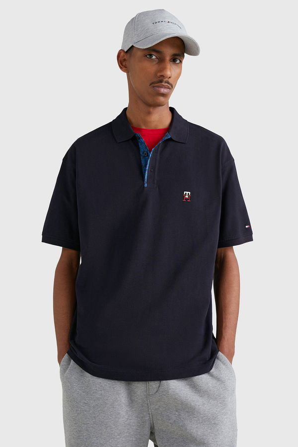 Tommy Hilfiger Polo Yaka Erkek T-shirt LACİVERT