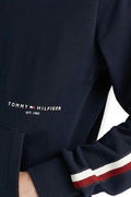 Tommy Hilfiger Şeritli Erkek Sweat LACİVERT