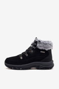 Skechers Trego - Snow Worries Kadın Bot SIYAH