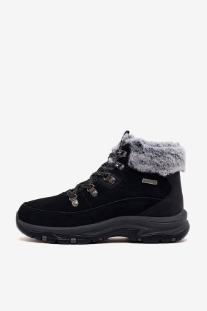 Skechers Trego - Snow Worries Kadın Bot SIYAH