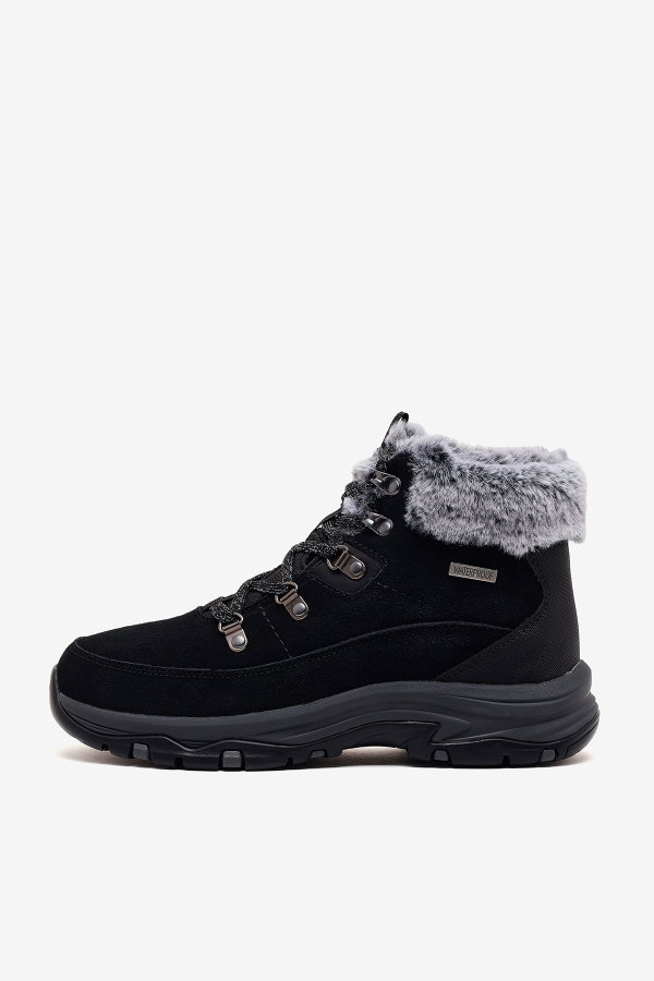 Skechers Trego - Snow Worries Kadın Bot SIYAH
