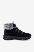 Skechers Trego - Snow Worries Kadın Bot SIYAH