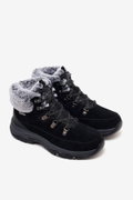 Skechers Trego - Snow Worries Kadın Bot SIYAH