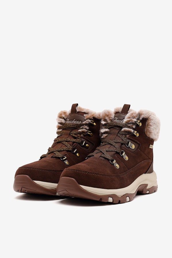 Skechers Trego - Snow Worries Kadın Kar Botu KAHVE
