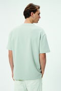 Koton Bisiklet Yaka Oversize T-shirt GRİ