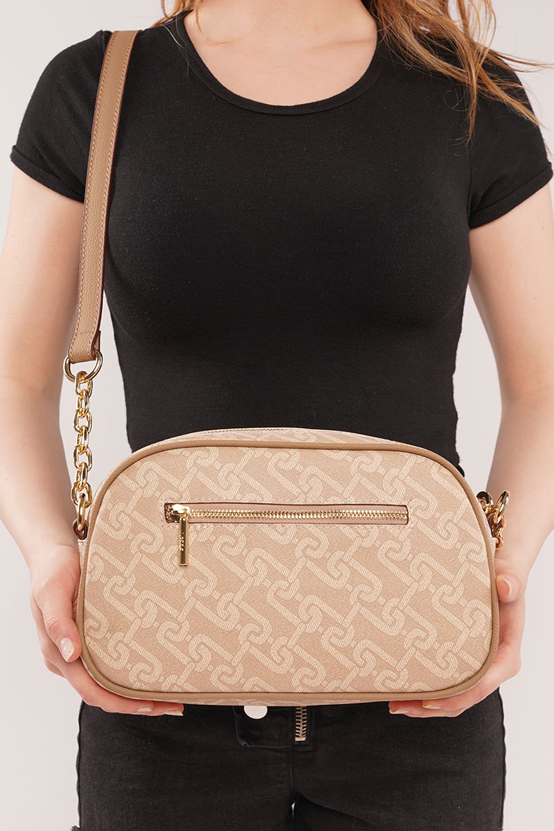 U.S Polo Kadın Çapraz Çanta BEJ