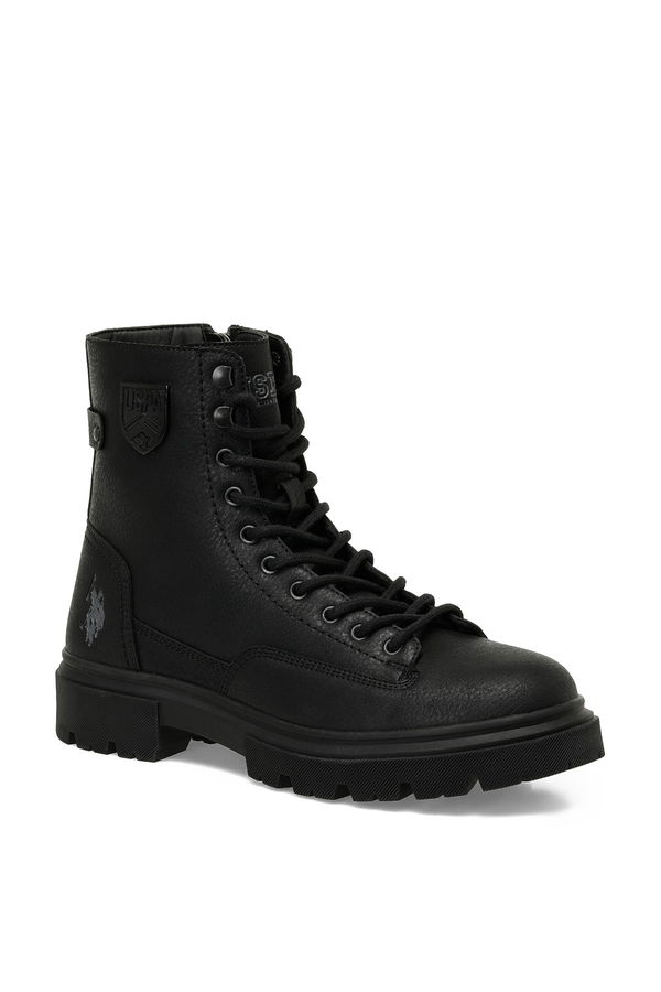 U.S Polo Luka Erkek Bot SIYAH