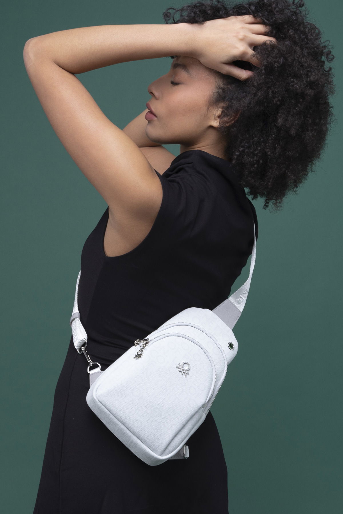 United Colors Of Benetton Kadın Vücut Çantası Beyaz-A.Gr