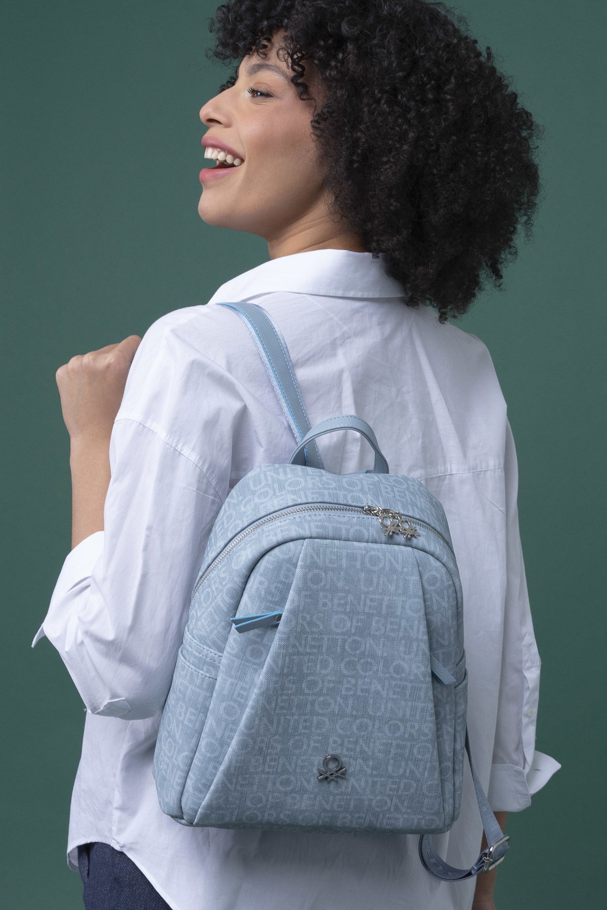 United Colors Of Benetton Kadın Sırt Çantası Mavi