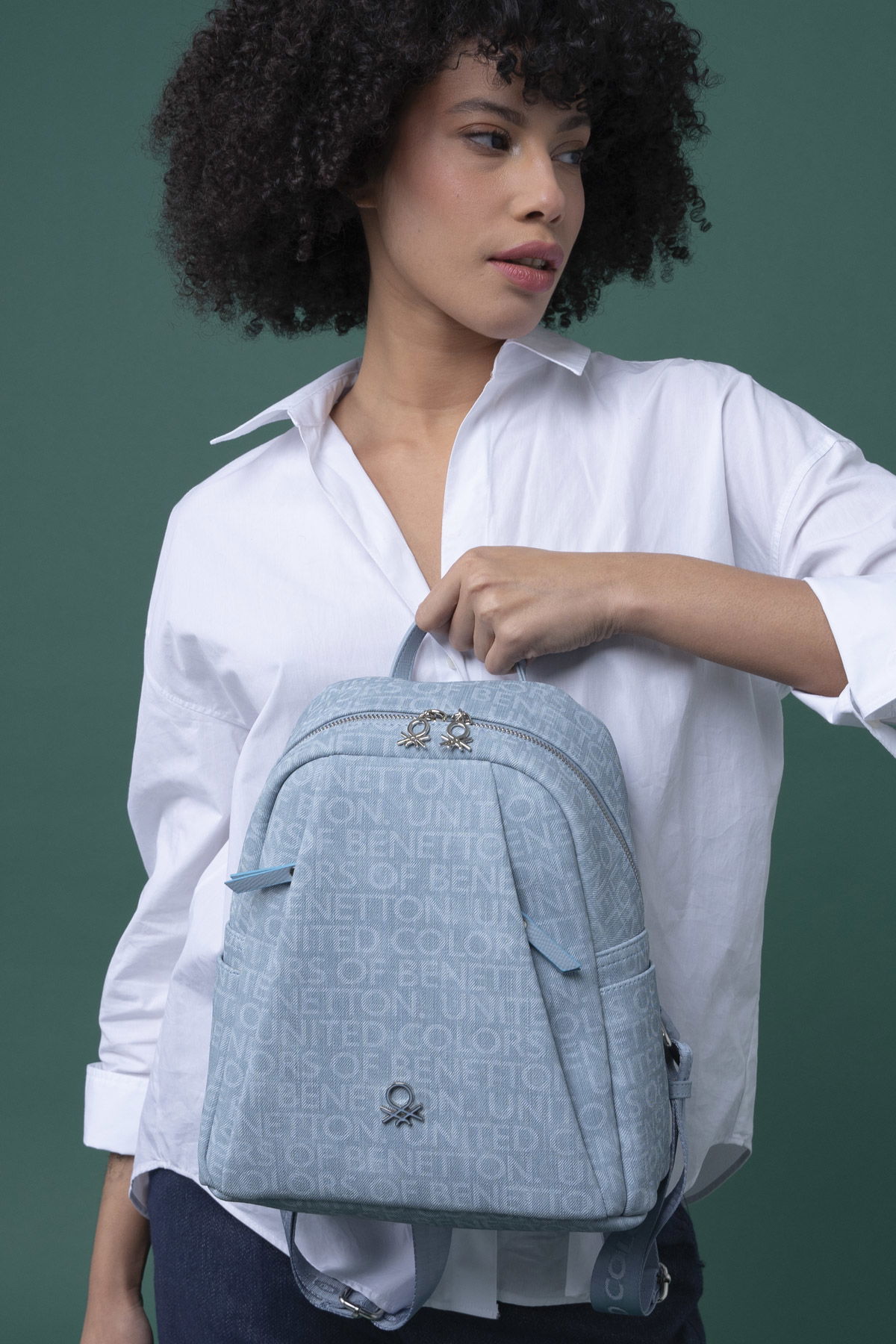 United Colors Of Benetton Kadın Sırt Çantası Mavi