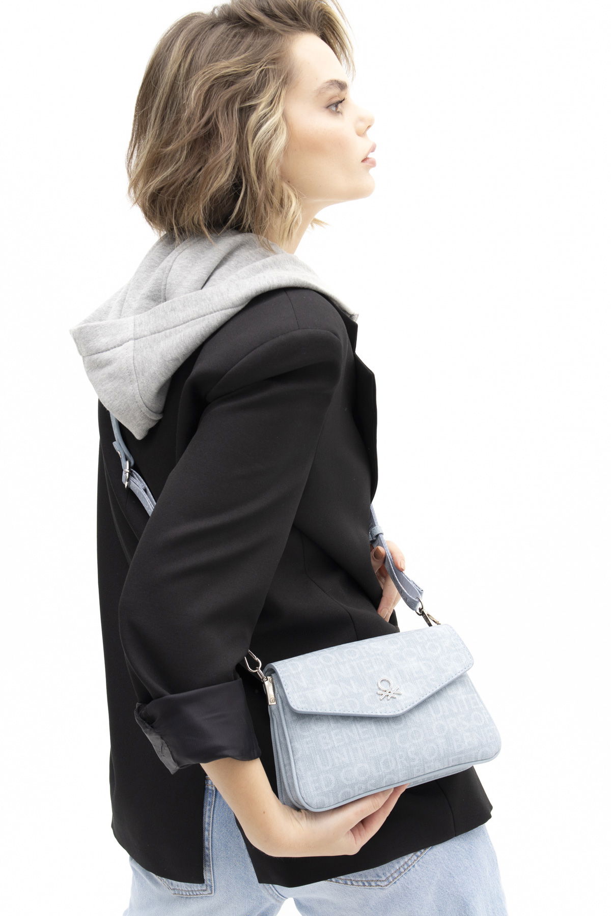 United Colors Of Benetton Kadın Çapraz Çanta Mavi