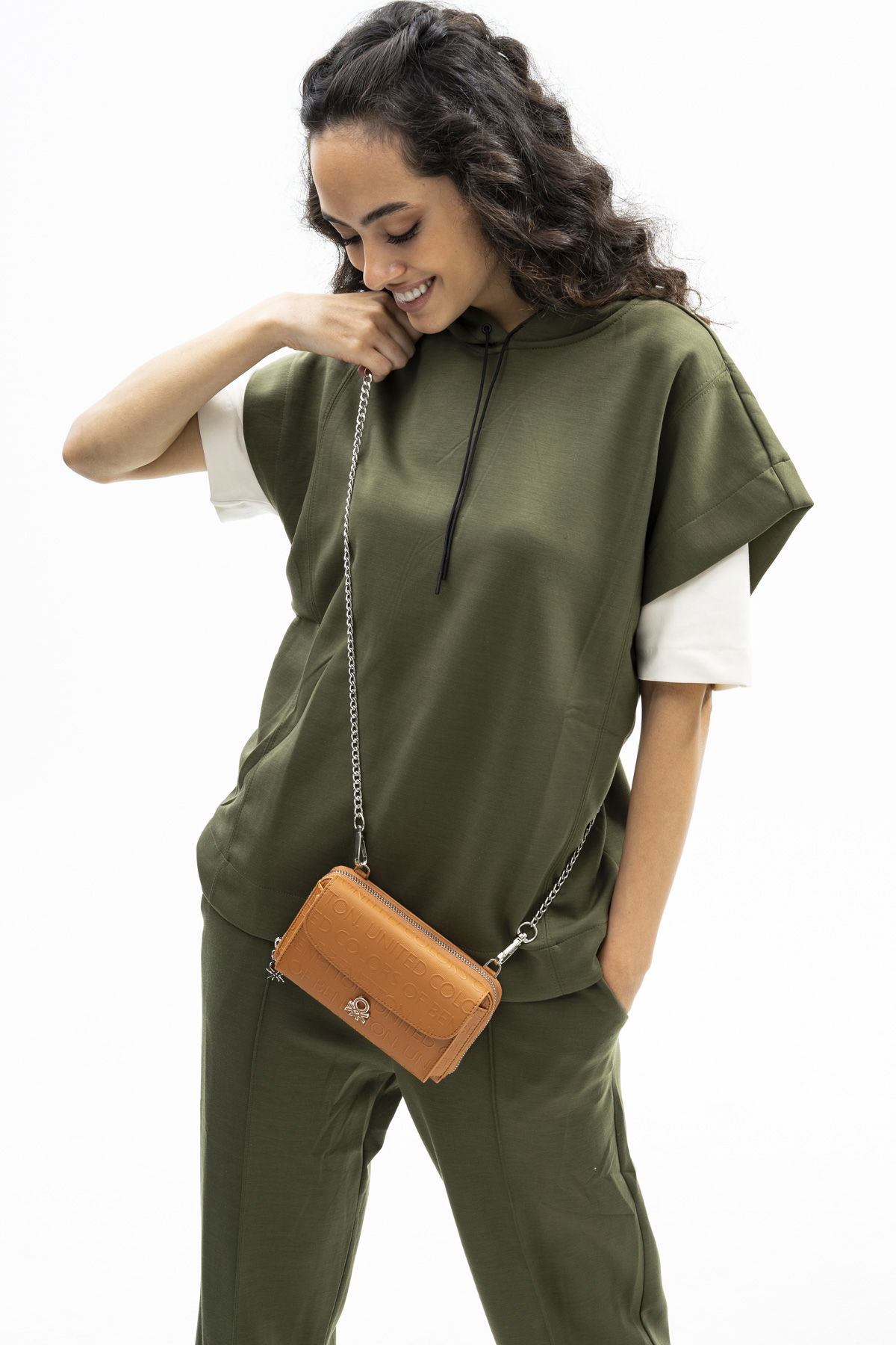 United Colors Of Benetton Kadın Çanta Camel