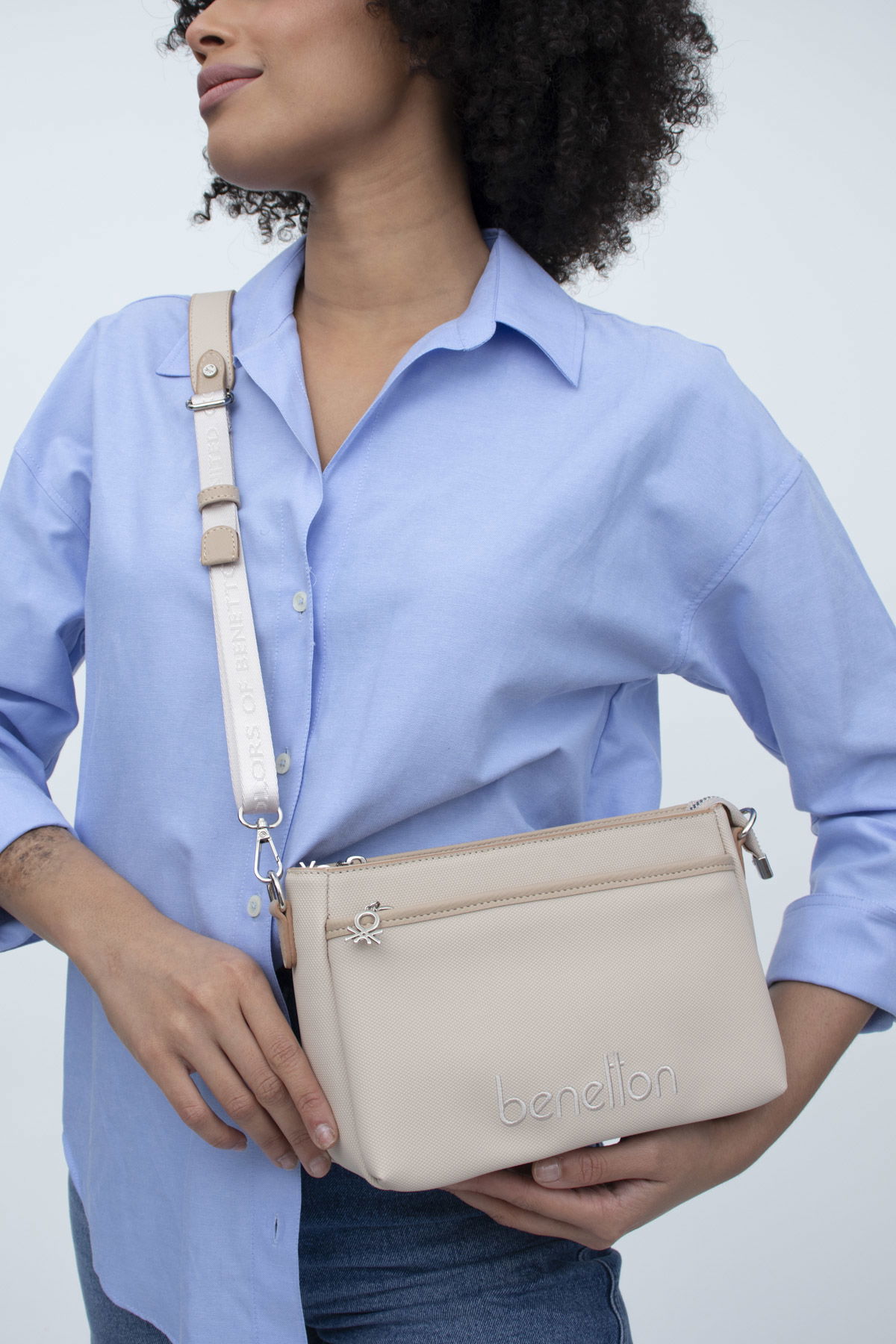 United Colors Of Benetton Kadın Çapraz Çanta BEJ