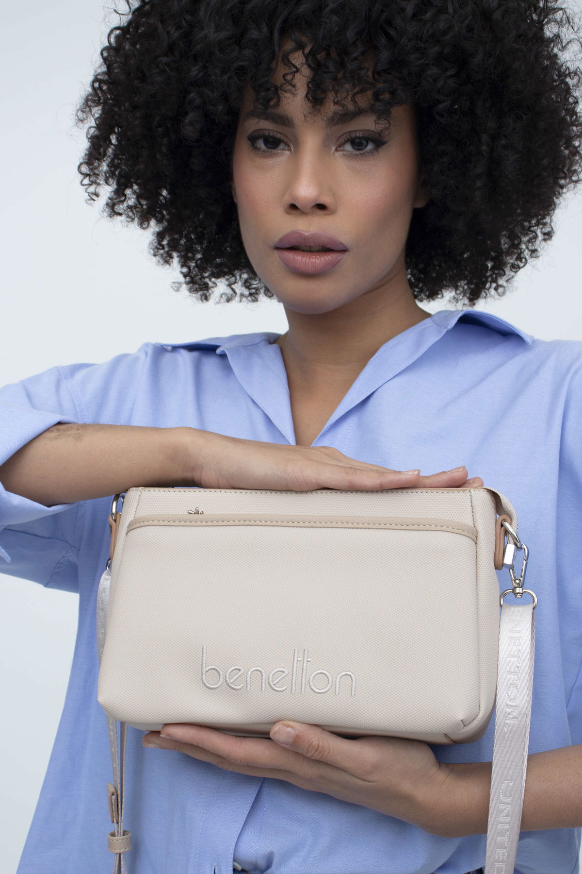 United Colors Of Benetton Kadın Çapraz Çanta BEJ