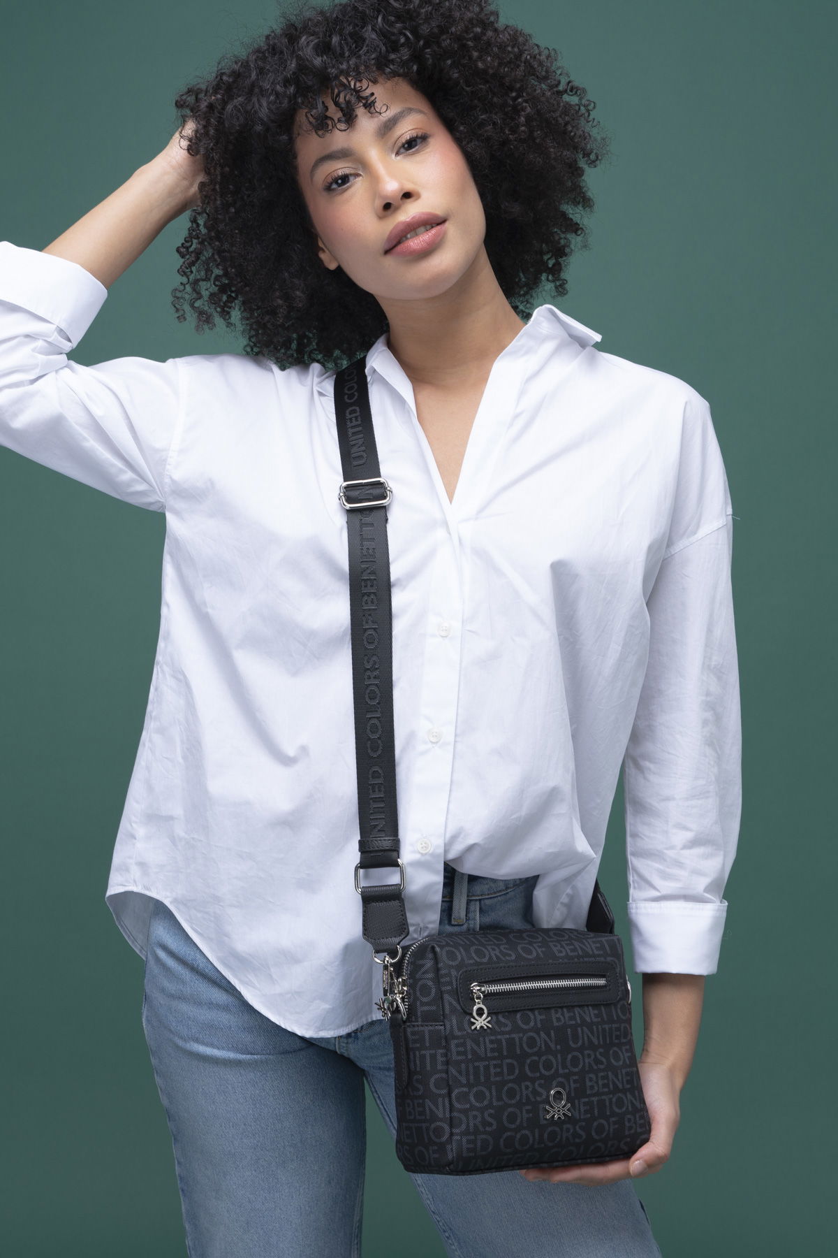 United Colors Of Benetton Kadın Çapraz Çanta SİYAH