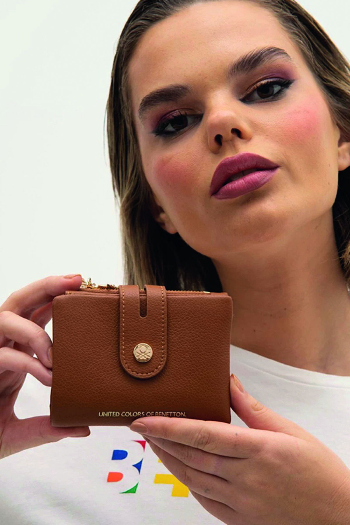 United Colors Of Benetton Kadın Cüzdan CAMEL