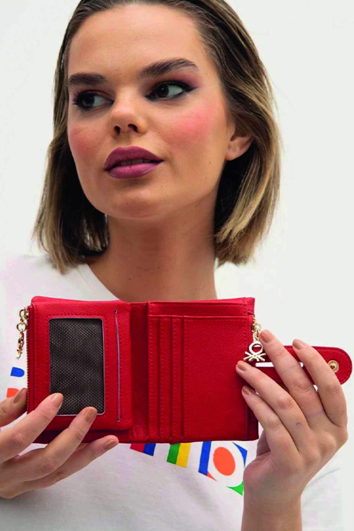 United Colors Of Benetton Kadın Cüzdan Kırmızı