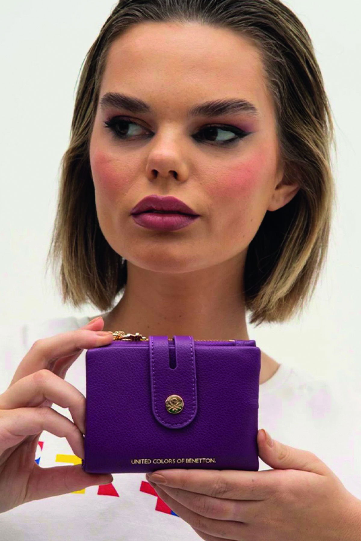 United Colors Of Benetton Kadın Cüzdan MÜRDÜM