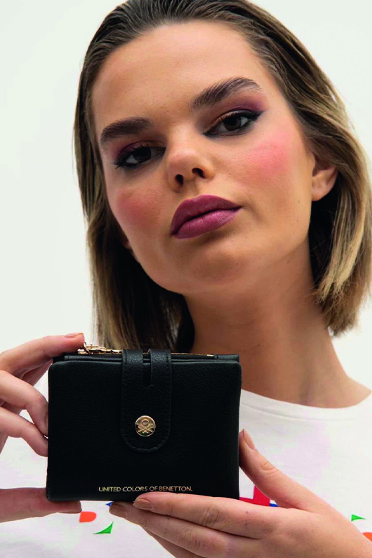 United Colors Of Benetton Kadın Cüzdan SİYAH