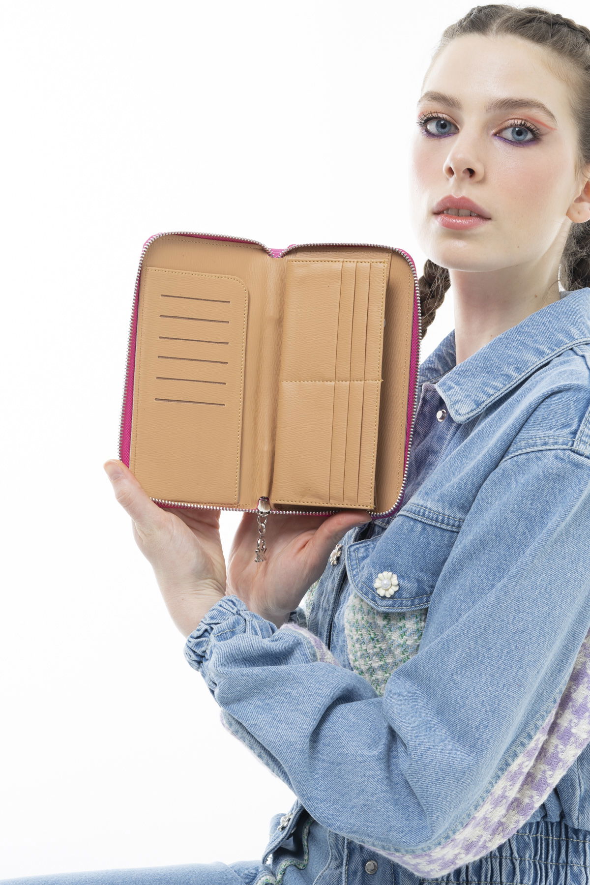 United Colors Of Benetton Kadın Cüzdan Fuşya