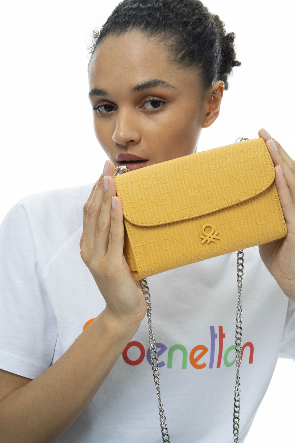 United Colors Of Benetton Kadın Çanta Hardal
