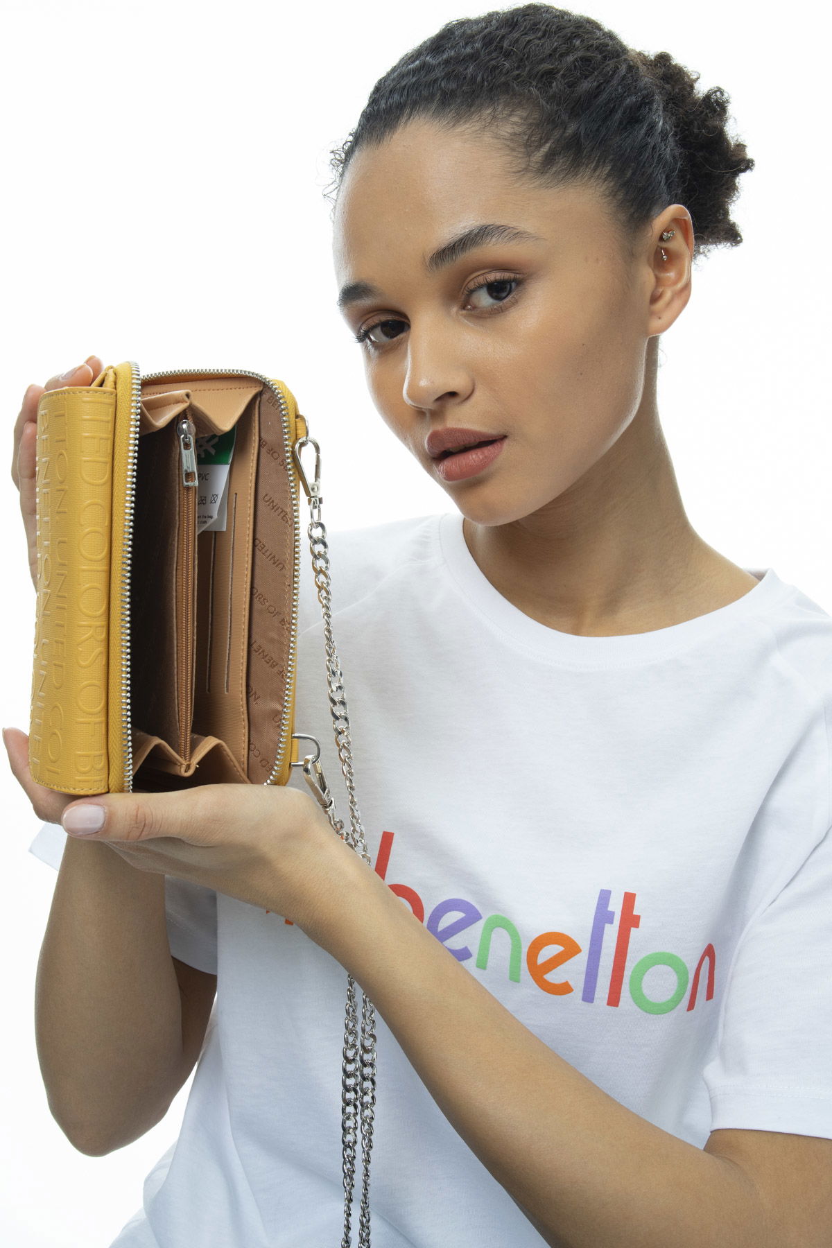 United Colors Of Benetton Kadın Çanta Hardal