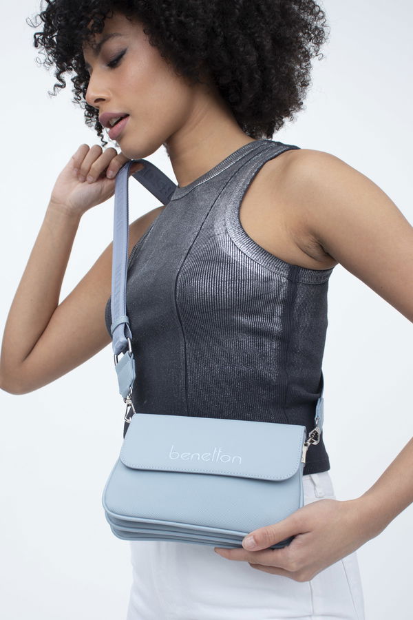 United Colors Of Benetton Kadın Çapraz Çanta MAVİ