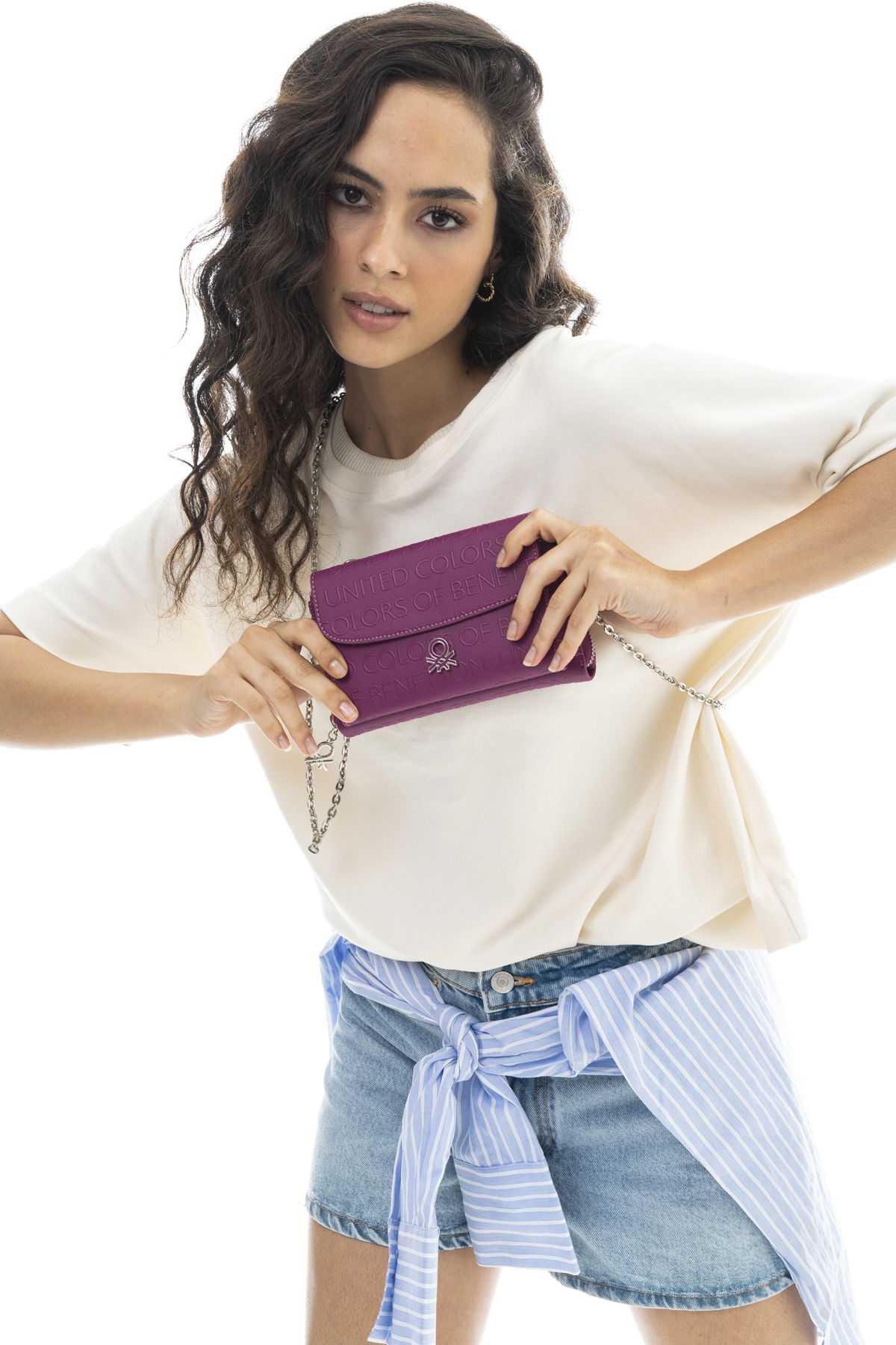 United Colors Of Benetton Kadın Çanta Mürdüm