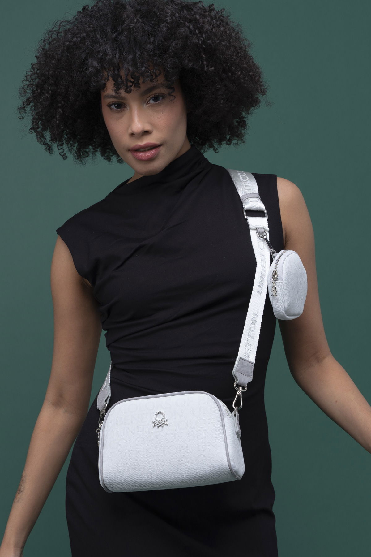 United Colors Of Benetton Kadın Çapraz Çanta Beyaz-A.Gr