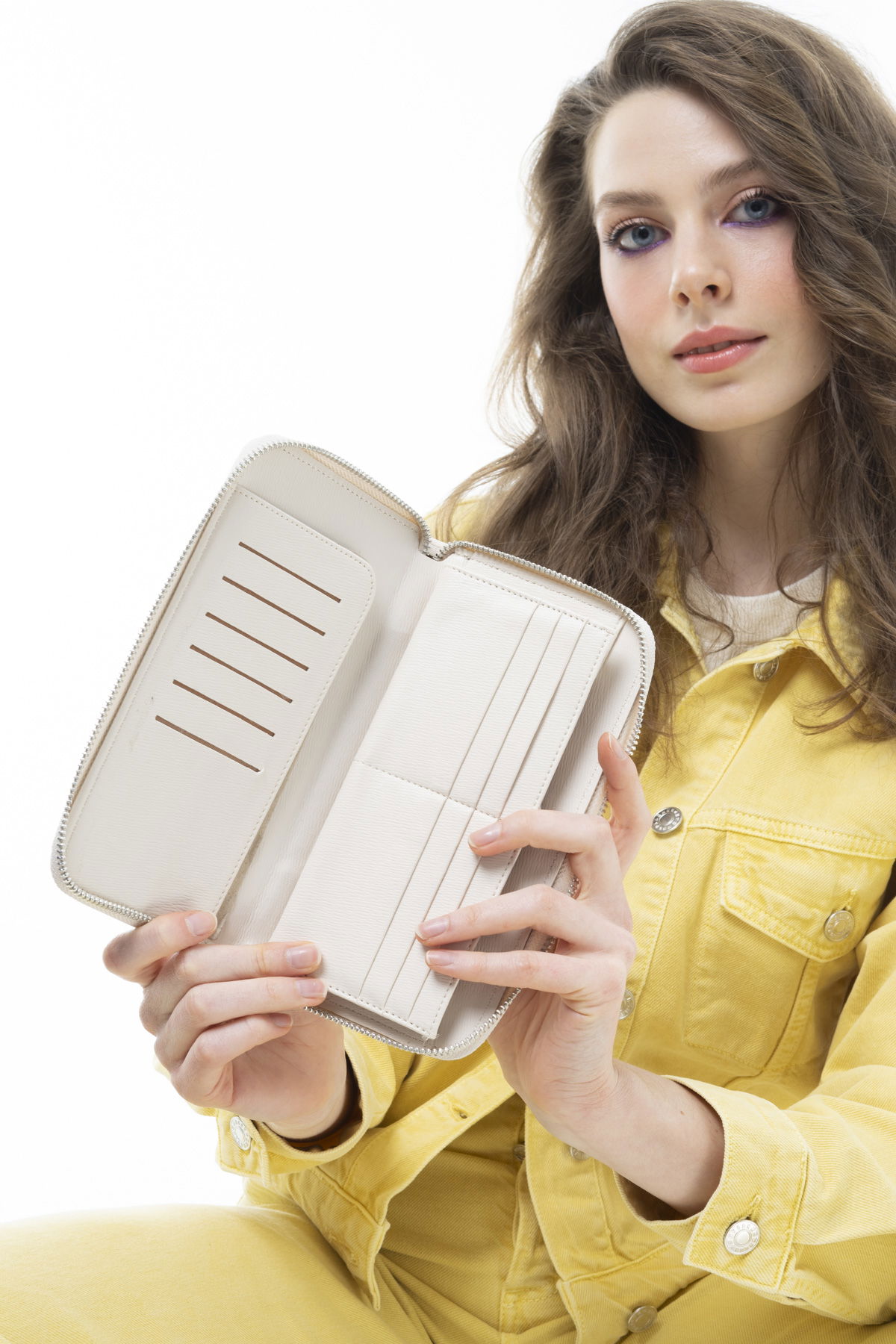 United Colors Of Benetton Kadın Cüzdan Bej