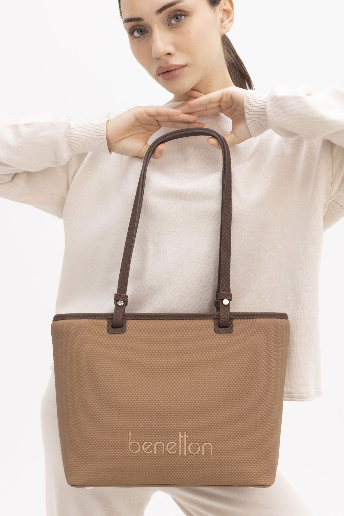 United Colors Of Benetton Kadın Kol Çantası CAMEL-KAHV