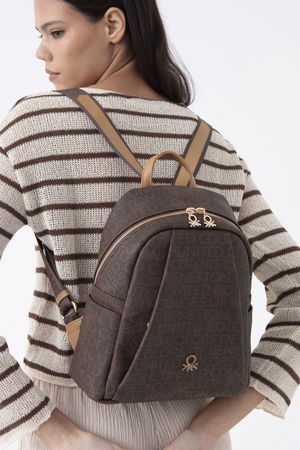 United Colors Of Benetton Kadın Sırt Çantası KAHVE-CAME