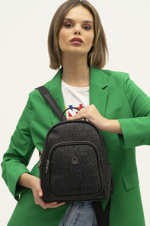 United Colors Of Benetton Kadın Sırt Çantası SIYAH