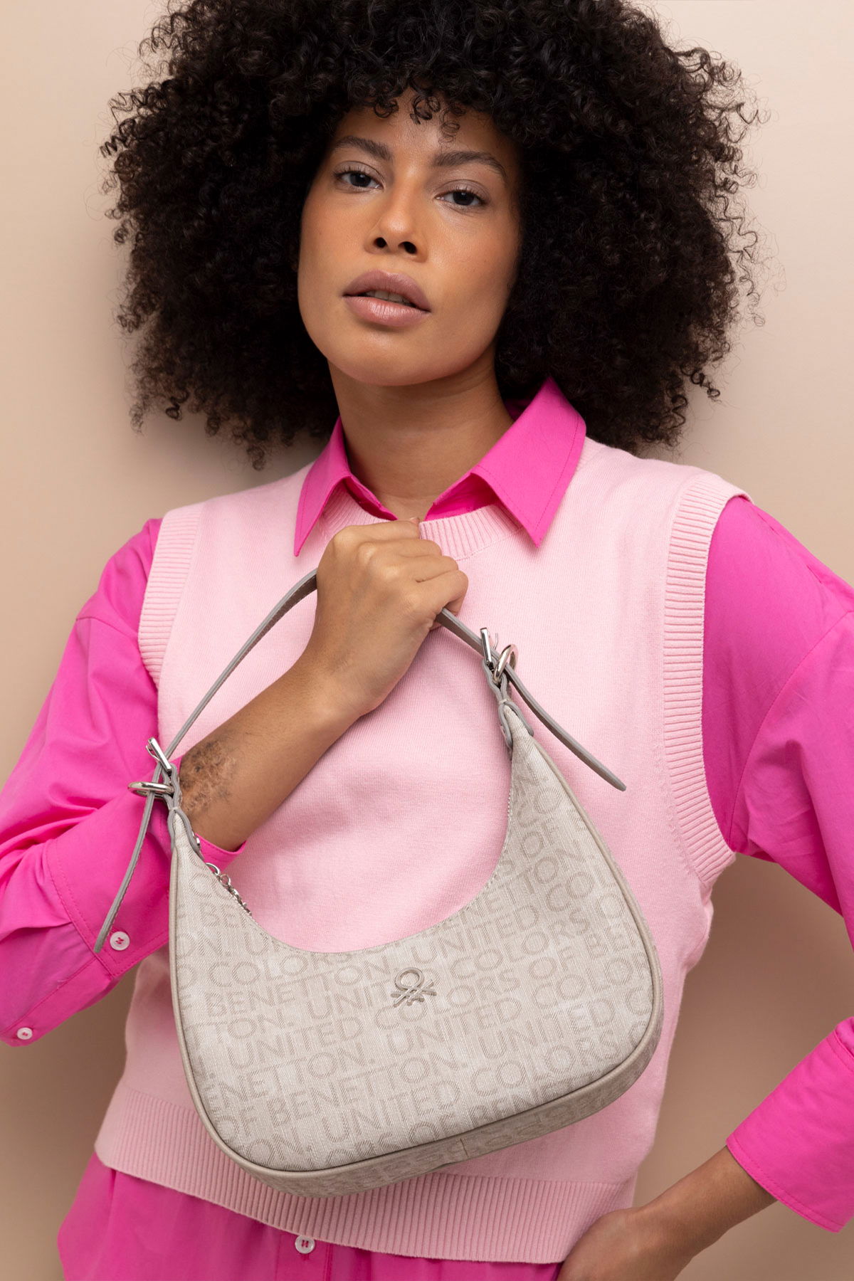 United Colors Of Benetton Kadın Kol Çantası TAŞ