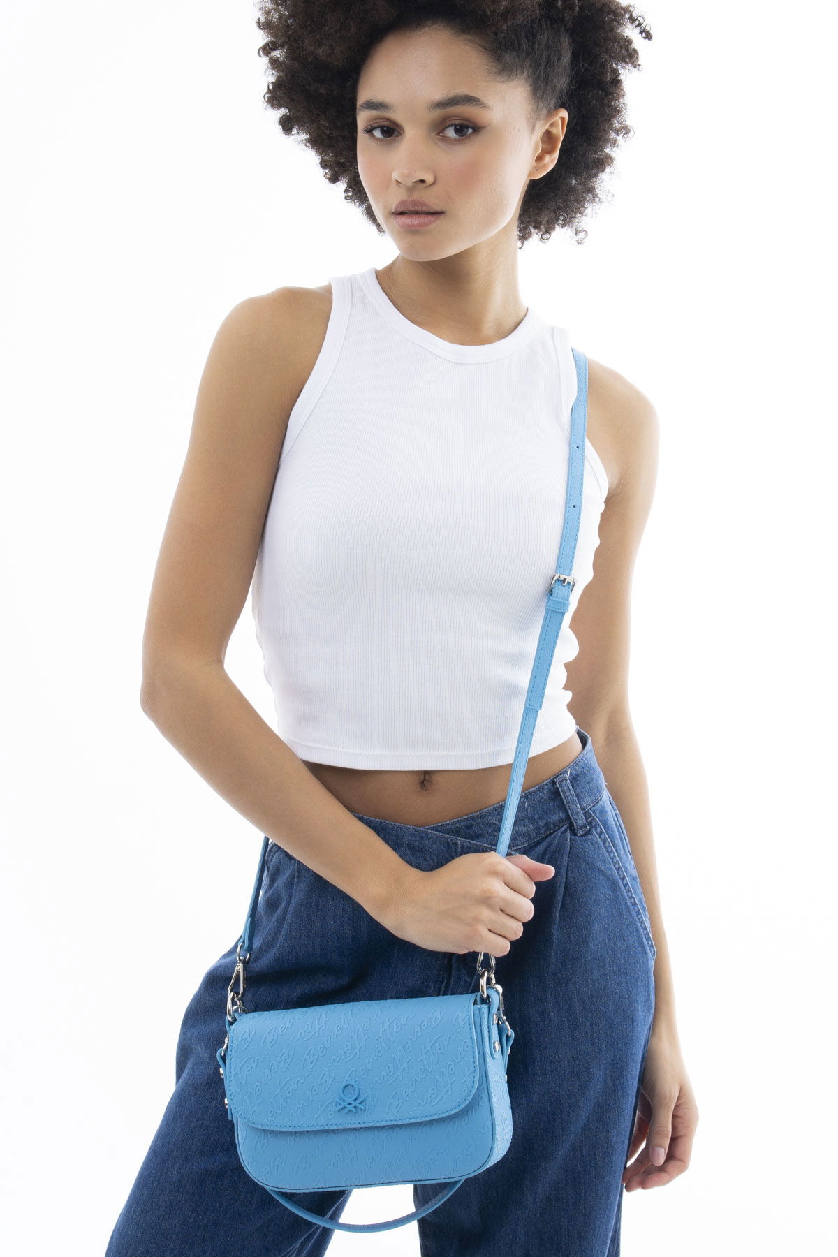 United Colors Of Benetton Kadın Çapraz Çanta MAVİ