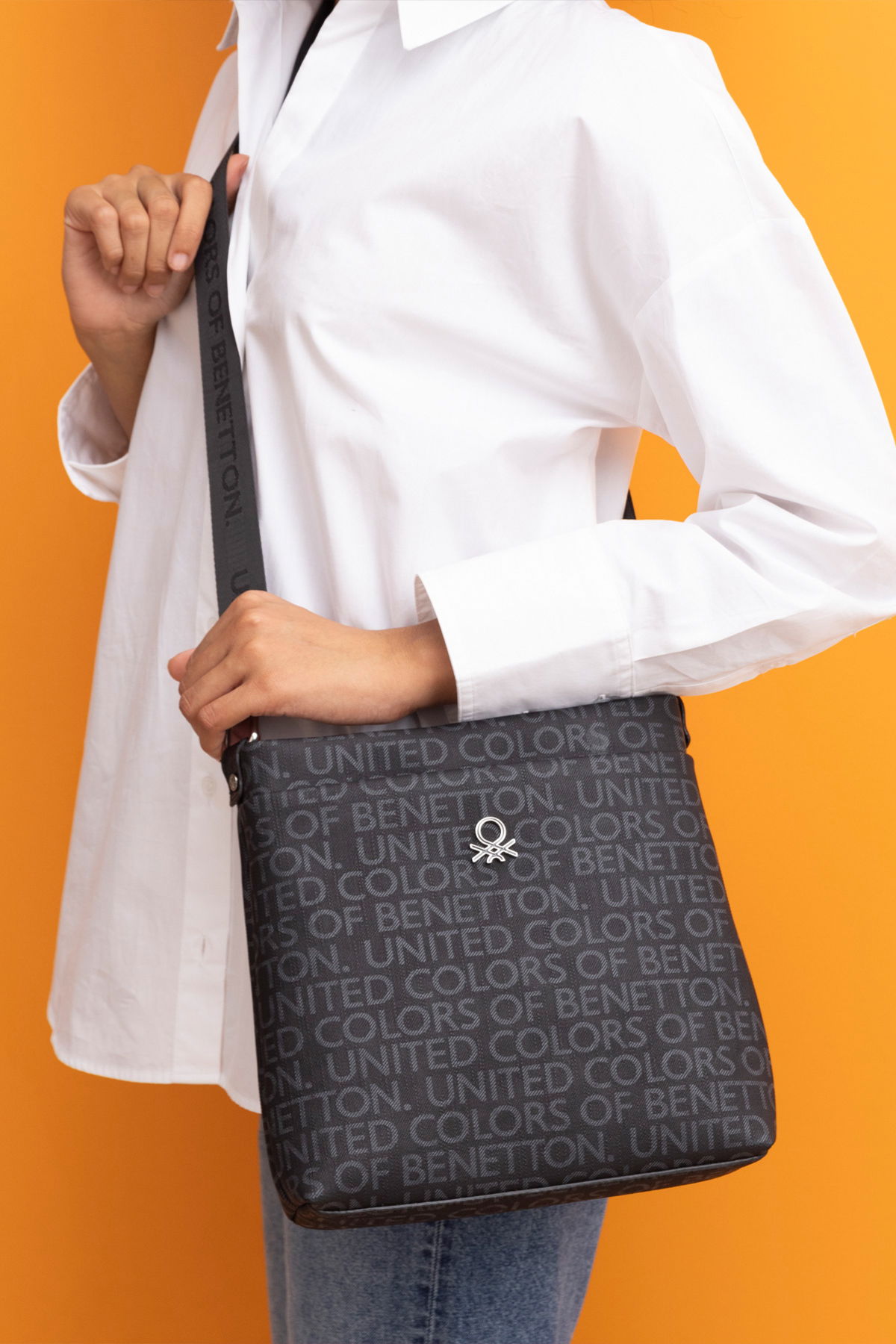 United Colors Of Benetton Kadın Çapraz Çanta SİYAH