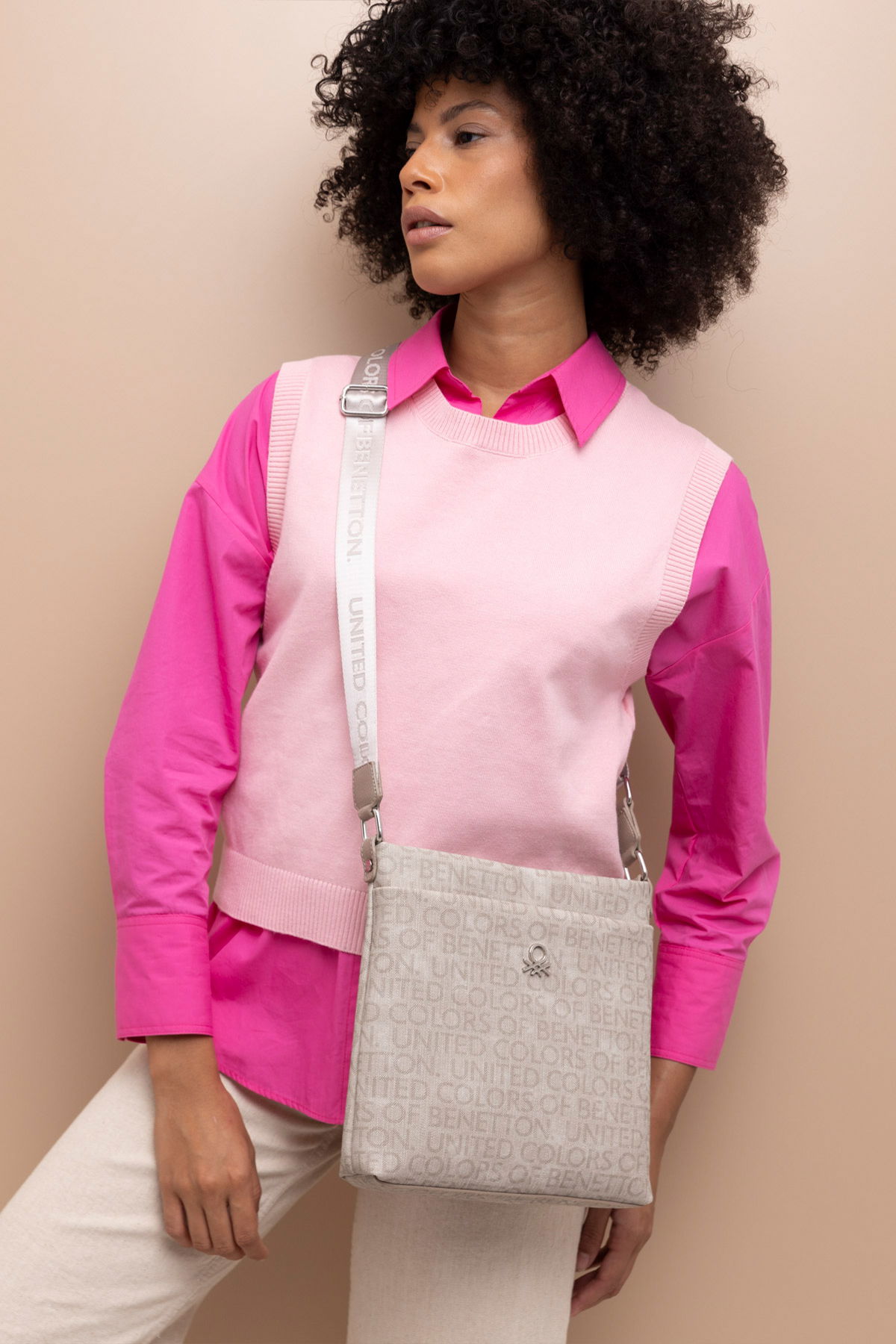 United Colors Of Benetton Kadın Çapraz Çanta TAŞ