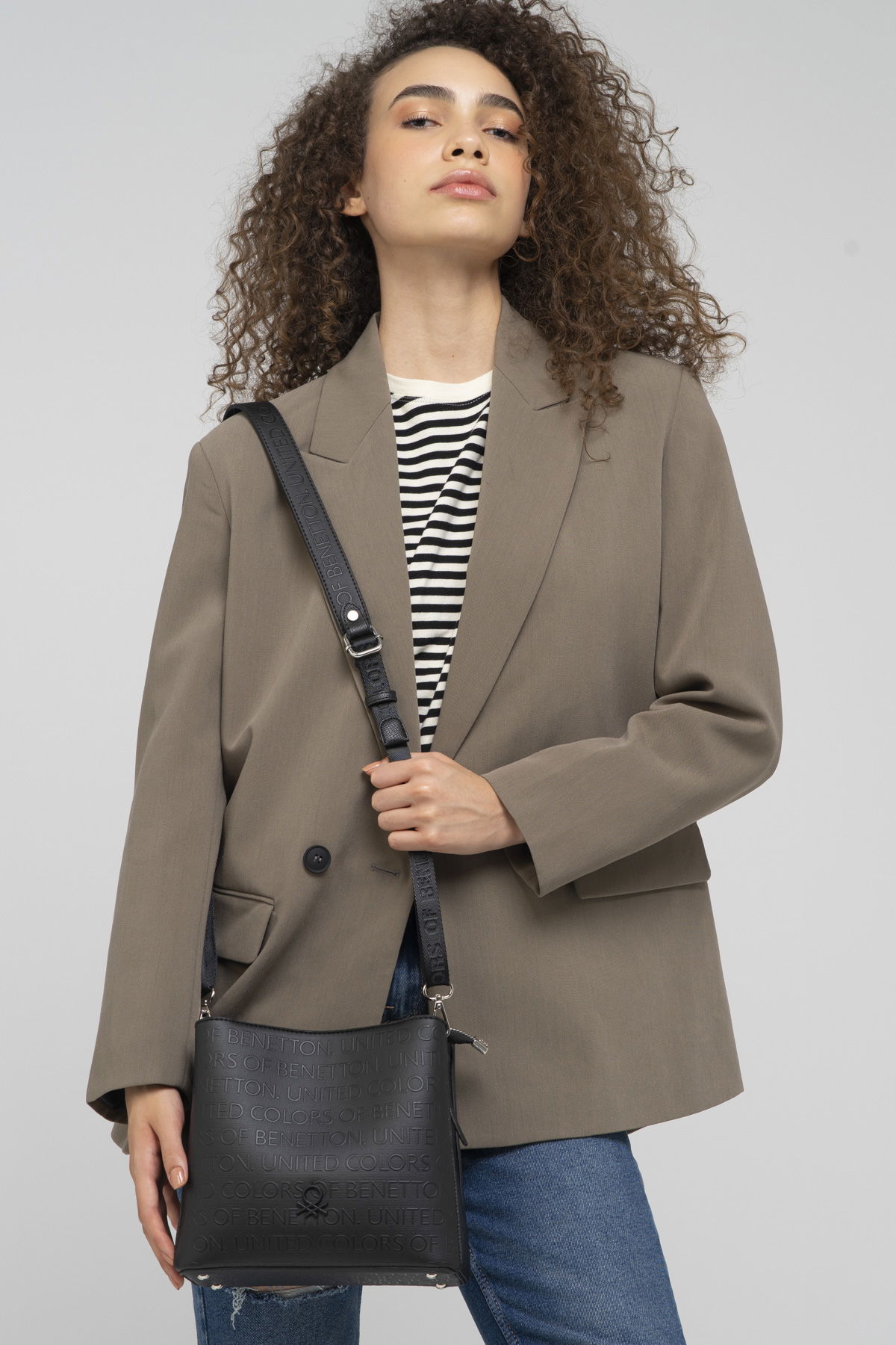 United Colors Of Benetton Kadın Çapraz Çanta Siyah