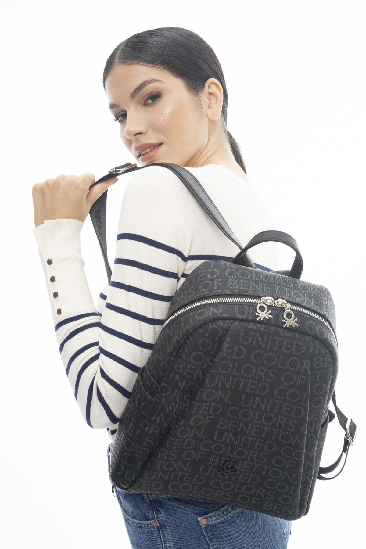 United Colors Of Benetton Kadın Sırt Çantası SİYAH