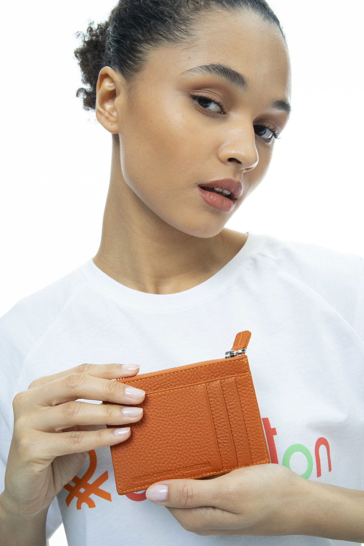 United Colors Of Benetton Unisex Kartlık Turuncu