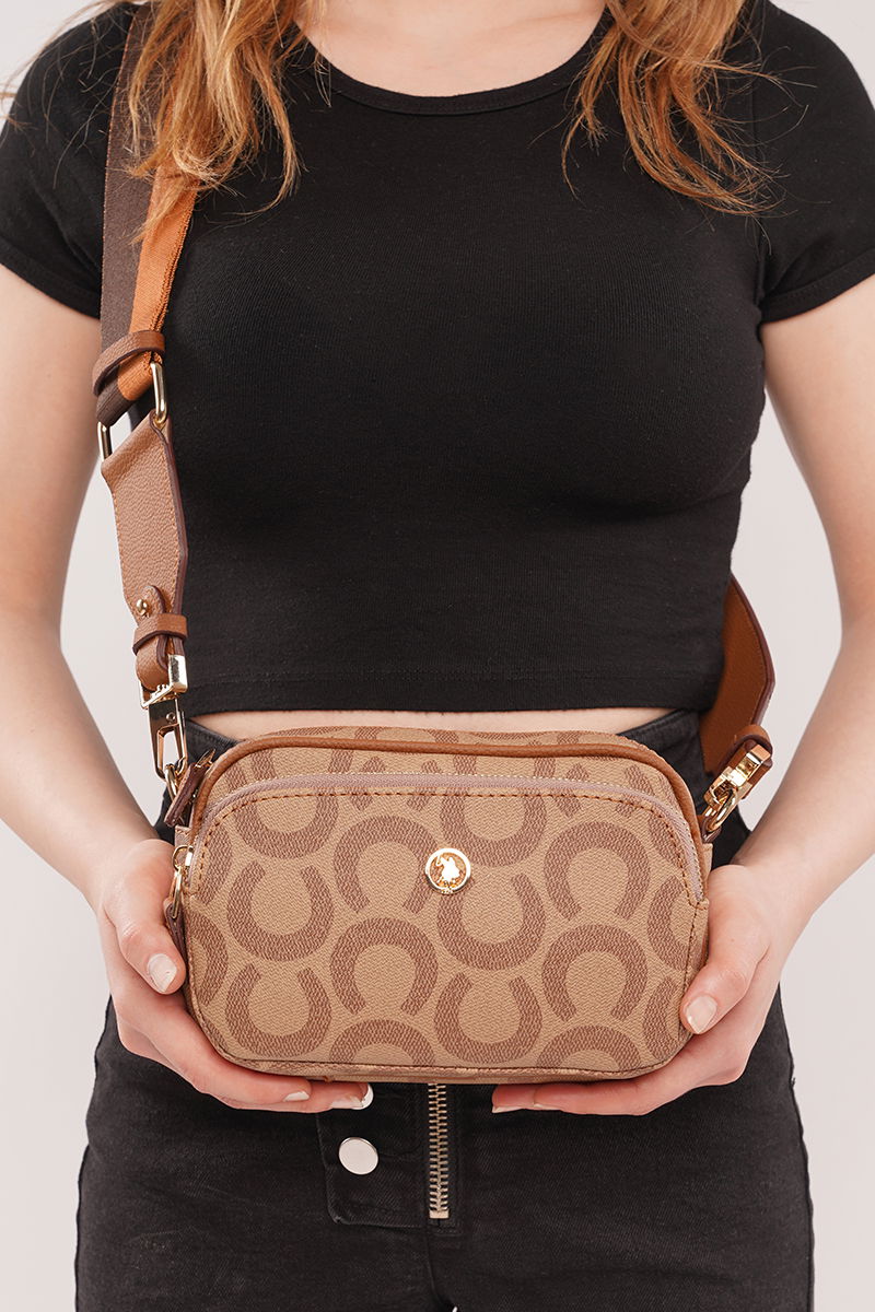 U.S Polo Kadın Çapraz Çanta K.BEJ