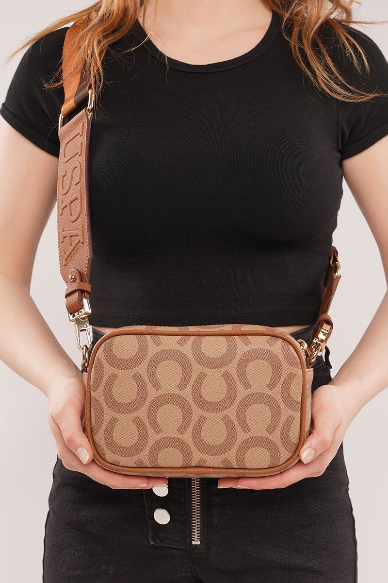 U.S Polo Kadın Çapraz Çanta K.BEJ