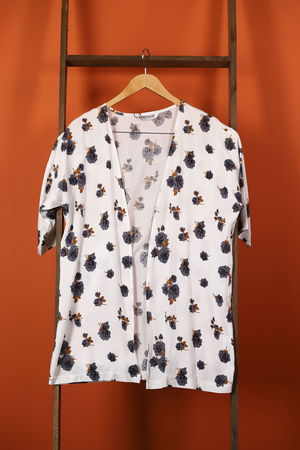 Gabria Gül Desenli Kimono