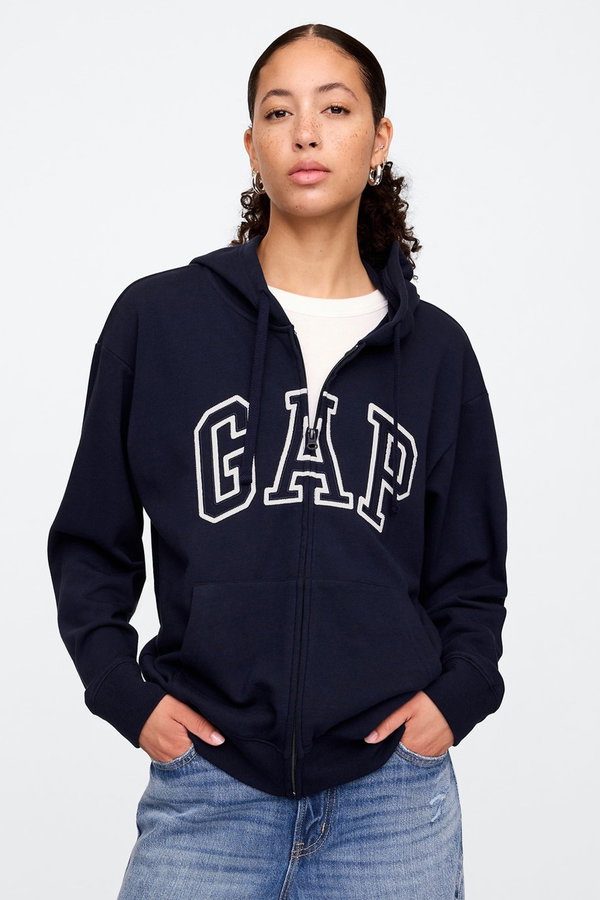 Gap Fermuarlı Kadın Sweat LACİVERT