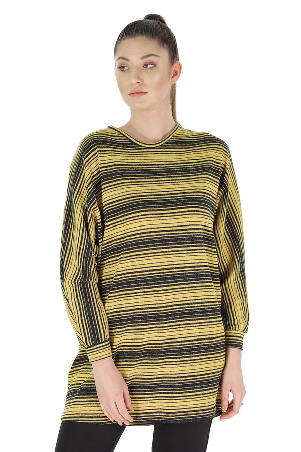 Çizgili Tunik HARDAL Çizgili Tunik HARDAL