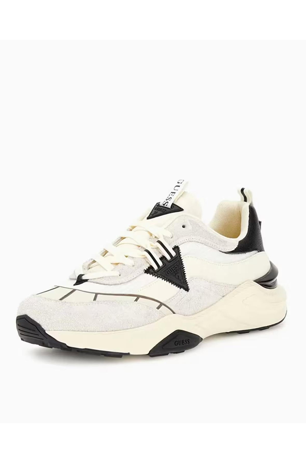 Guess Valencia Erkek Spor Ayakkabı Syah/Beyaz