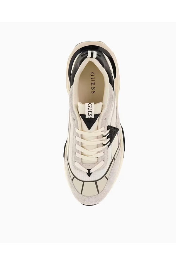 Guess Valencia Erkek Spor Ayakkabı Syah/Beyaz